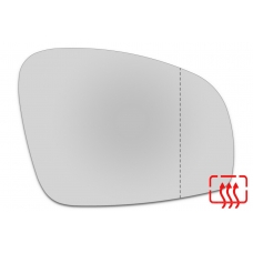 Зеркальный элемент правый SKODA Roomster I с 2006 по 2015 год выпуска, асферика нейтральный с обогревом 84500700