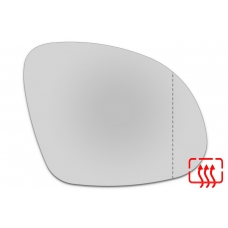 Зеркальный элемент правый SKODA Yeti I с 2010 по 2018 год выпуска, асферика нейтральный с обогревом 84901000