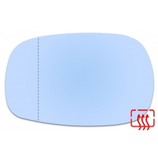 Зеркальный элемент левый SSANG YONG Rexton I с 2002 по 2007 год выпуска, асферика голубой с обогревом 87500616