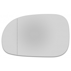 Зеркальный элемент левый SSANG YONG Rodius I с 2004 по 2013 год выпуска, асферика нейтральный без обогрева 87520401
