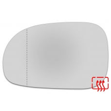 Зеркальный элемент левый SSANG YONG Rodius I с 2004 по 2013 год выпуска, асферика нейтральный с обогревом 87520406