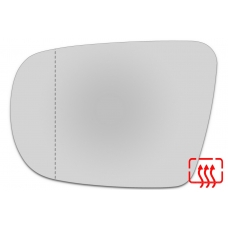 Зеркальный элемент левый SUBARU Tribeca I с 2004 по 2007 год выпуска, асферика нейтральный с обогревом 88500606