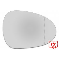 Зеркальный элемент правый TAGAZ C10 с 2011 по 2013 год выпуска, асферика нейтральный с обогревом 90101100