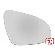 Зеркальный элемент правый TOYOTA Aygo II с 2014 по год выпуска, асферика нейтральный с обогревом 92151400
