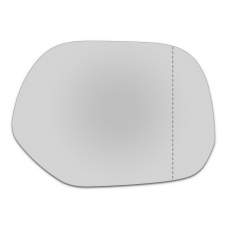 Зеркальный элемент правый TOYOTA bB I с 2000 по 2005 год выпуска, асферика нейтральный без обогрева 92180005