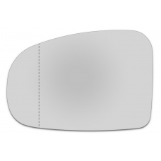 Зеркальный элемент левый TOYOTA Camry VI с 2009 по 2011 год выпуска, асферика нейтральный без обогрева 92200901