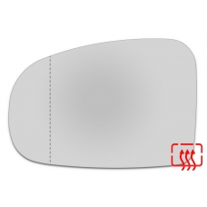 Зеркальный элемент левый TOYOTA Camry VI с 2009 по 2011 год выпуска, асферика нейтральный с обогревом 92200906