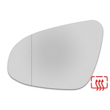 Зеркальный элемент левый TOYOTA Camry VII с 2011 по 2018 год выпуска, асферика нейтральный с обогревом 92201106