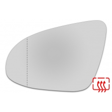 Зеркальный элемент левый TOYOTA Camry VII с 2011 по 2014 год выпуска, асферика нейтральный с обогревом 92201206