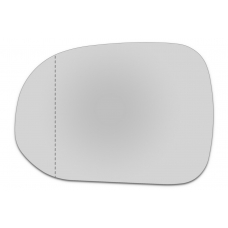 Зеркальный элемент левый TOYOTA HiAce с 1989 по 2009 год выпуска, асферика нейтральный без обогрева 92498901