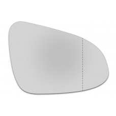 Зеркальный элемент правый TOYOTA C-HR I с 2016 по год выпуска, асферика нейтральный без обогрева 92561605