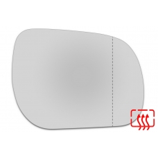 Зеркальный элемент правый TOYOTA Sienta I с 2003 по 2015 год выпуска, асферика нейтральный с обогревом 92670600