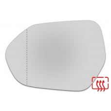 Зеркальный элемент левый TOYOTA Sienta II с 2015 по год выпуска, асферика нейтральный с обогревом 92671506