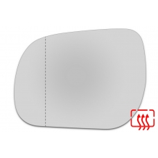 Зеркальный элемент левый TOYOTA Passo Sette с 2008 по 2012 год выпуска, асферика нейтральный с обогревом 92690406
