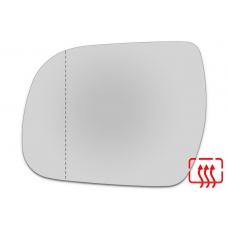 Зеркальный элемент левый TOYOTA Sienna III с 2010 по 2014 год выпуска, асферика нейтральный с обогревом 92851006