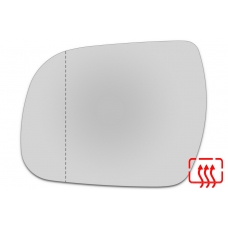 Зеркальный элемент левый TOYOTA Sienna III с 2014 по 2020 год выпуска, асферика нейтральный с обогревом 92851406