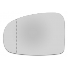 Зеркальный элемент левый TOYOTA Venza I с 2008 по 2013 год выпуска, асферика нейтральный без обогрева 92910801