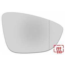 Зеркальный элемент правый VOLKSWAGEN Jetta VI с 2010 по 2018 год выпуска, асферика нейтральный с обогревом 93201000
