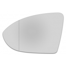 Зеркальный элемент левый VOLKSWAGEN Jetta VII с 2018 по год выпуска, асферика нейтральный без обогрева 93201801