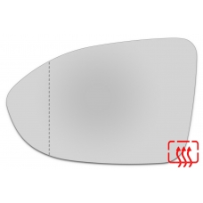 Зеркальный элемент левый VOLKSWAGEN Taigo с 2021 по год выпуска, асферика нейтральный с обогревом 93482106