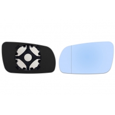 Зеркальный элемент левый VOLKSWAGEN Passat с 1997 по 2001 год выпуска, асферика голубой без обогрева 93609611