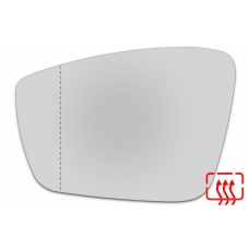 Зеркальный элемент левый VOLKSWAGEN Polo V с 2014 по 2020 год выпуска, асферика нейтральный с обогревом 93641006