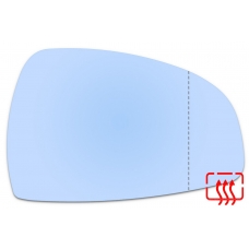 Зеркальный элемент правый AUDI R8 I с 2007 по 2012 год выпуска, асферика голубой с обогревом 94300710