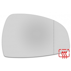 Зеркальный элемент правый AUDI TT II с 2007 по 2014 год выпуска, асферика нейтральный с обогревом 94330700