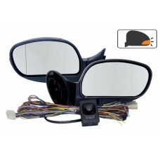 Комплект боковых зеркал LOGAN НЭ УБО электрорегулировка, обогрев, указатель поворота, асферика P76309845