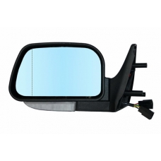 Зеркало боковое левое ВАЗ 2108-15 ТЭ-9 УГО электрорегулировка, обогрев, указатель поворота, голубое, асферика P96087816