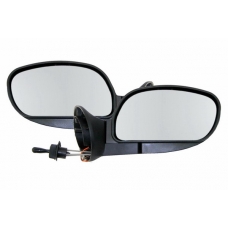 Комплект боковых зеркал LOGAN НТ БО тросовая регулировка, обогрев, нейтральный антиблик T76309846