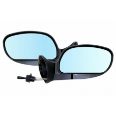 Комплект боковых зеркал LOGAN НТ Г тросовая регулировка, голубой антиблик T76309851