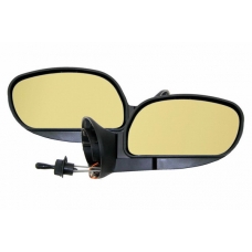 Комплект боковых зеркал LOGAN НТ АО тросовая регулировка, обогрев, золотистый антиблик T76309878